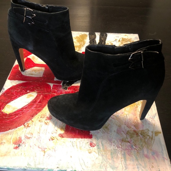Sam Edelman Suede Booties / Size 10 / 5” platforms - Picture 13 of 13